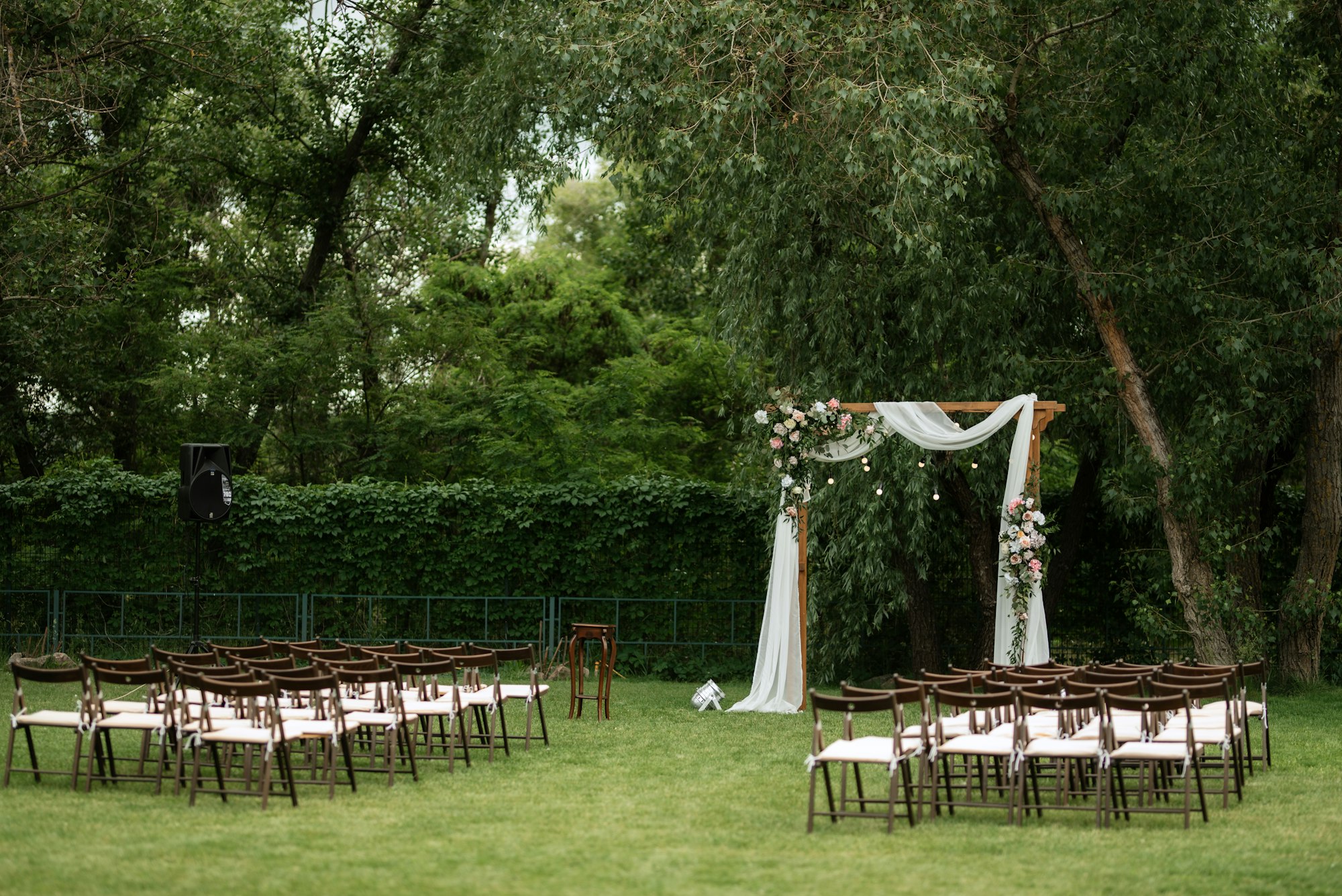 wedding ceremony area